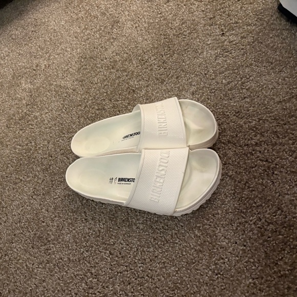 Birkenstock Barbados Eva White Mules - Picture 2 of 5